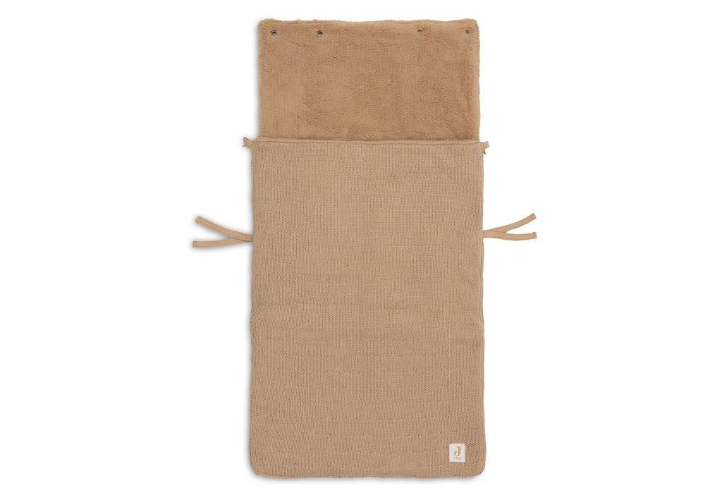 Jollein Voetenzak groep 0+ 3/5 punts gordel Sprinkle Knit | Hazel