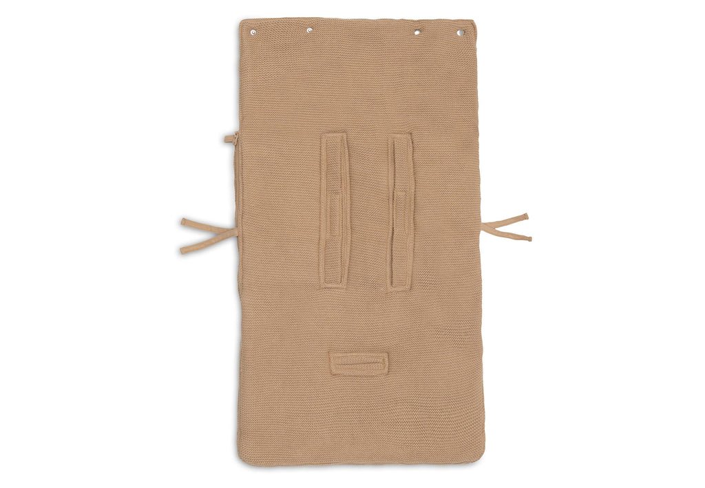 Jollein Voetenzak groep 0+ 3/5 punts gordel Basic Knit | Hazel
