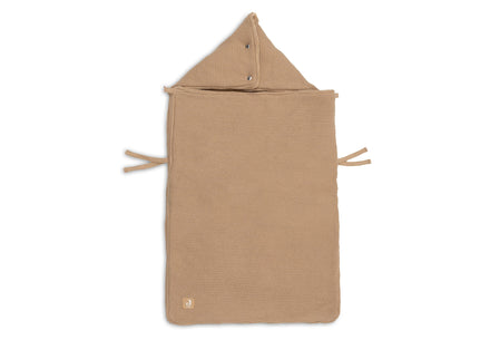 Jollein Voetenzak groep 0+ 3/5 punts gordel Basic Knit | Hazel