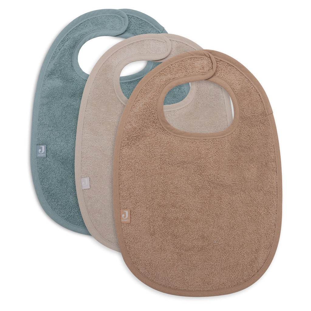 Jollein Slab Terry Sea Green/Nougat/Biscuit (3pack)