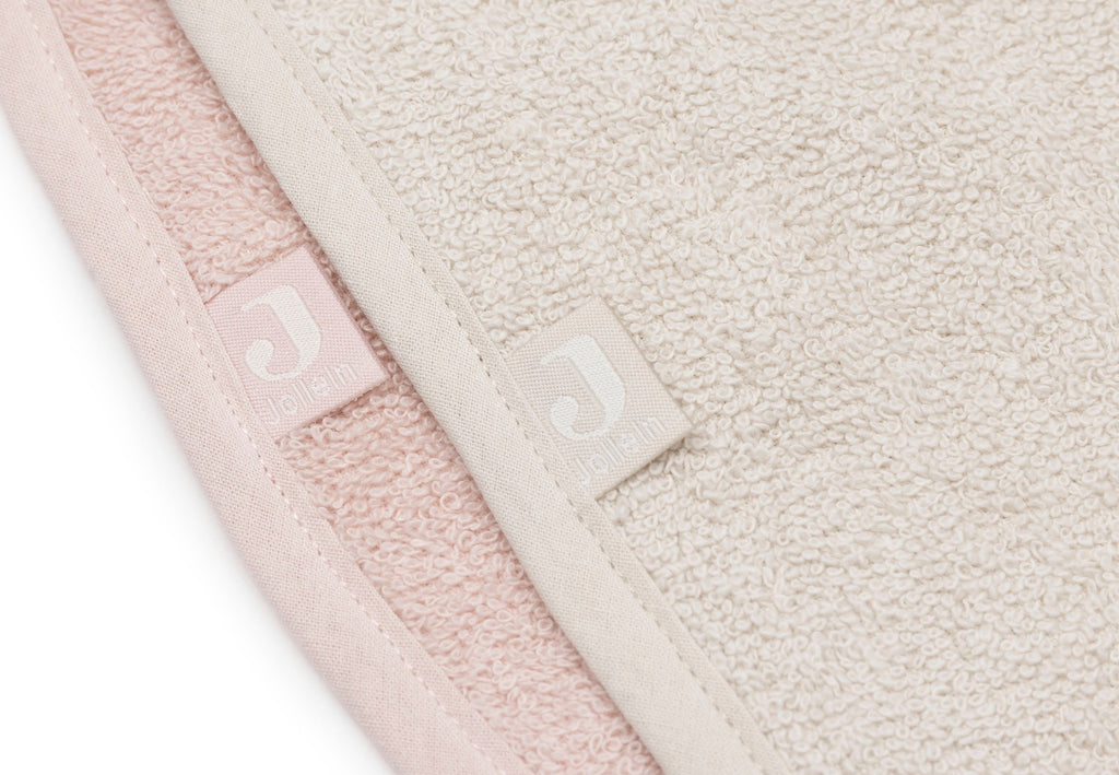 Jollein Slab Badstof | Silk Rose/Sand (2pack)