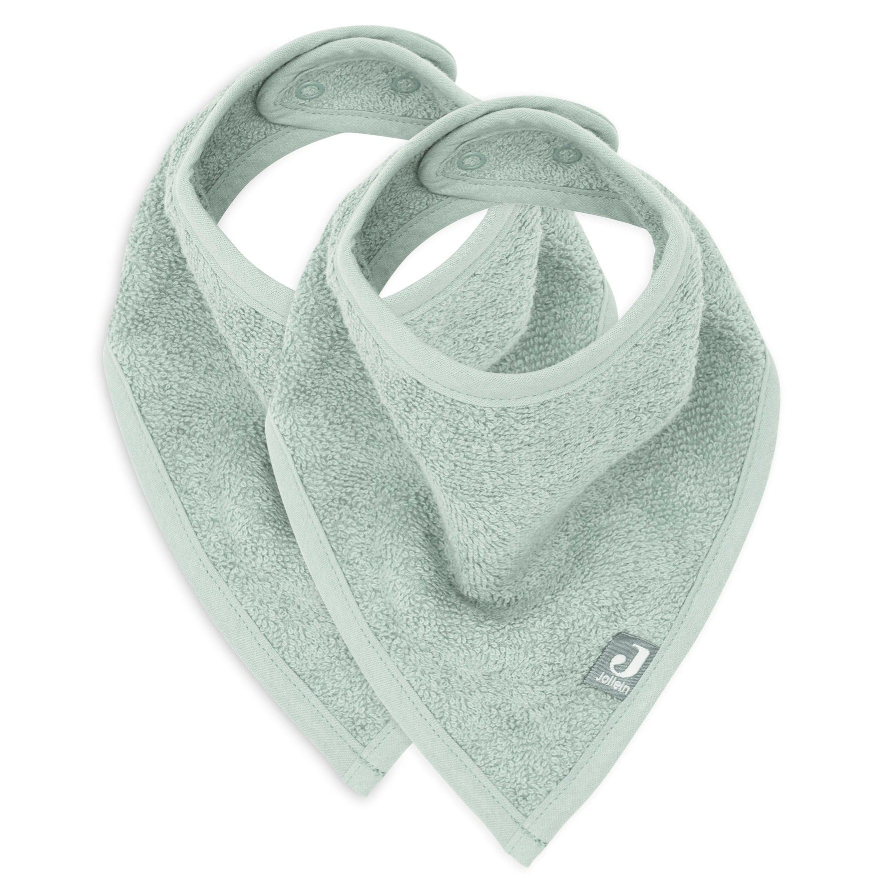 Jollein Slab Bandana Set van 2 | Ash Green