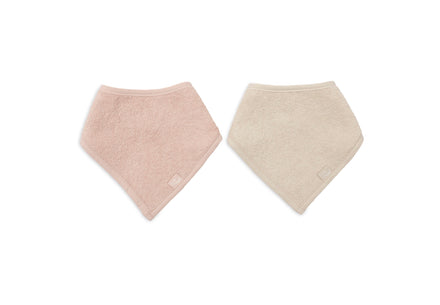 Jollein Slab Bandana | Silk Rose/Sand (2pack)
