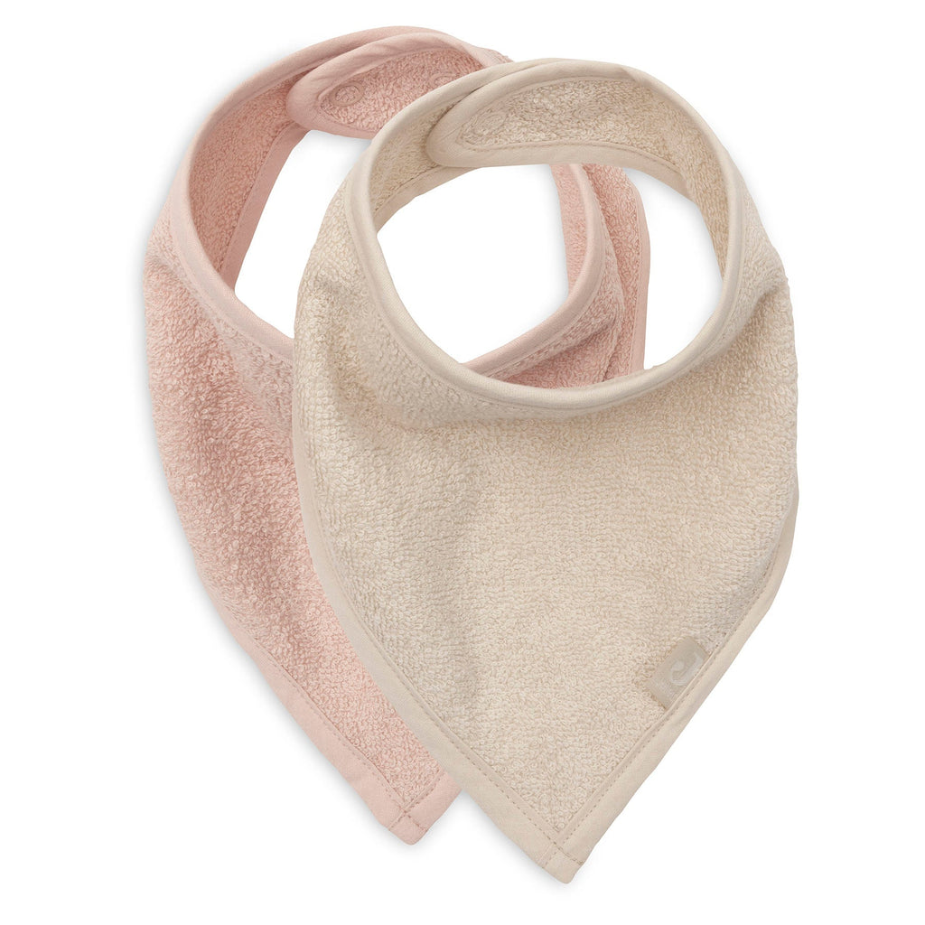 Jollein Slab Bandana | Silk Rose/Sand (2pack)