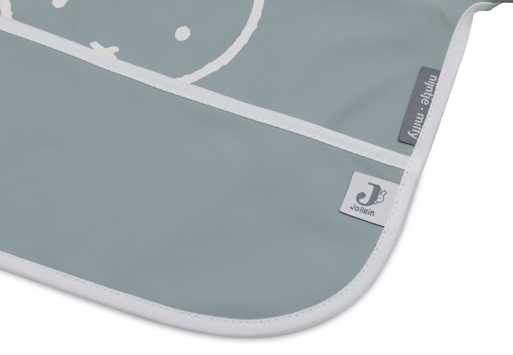 Jollein Slab Waterproof Met Mouwen Miffy Peekaboo Sea Green