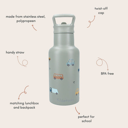 Kidzroom Thermische Drinkfles 350ml | Sweet Cuddles