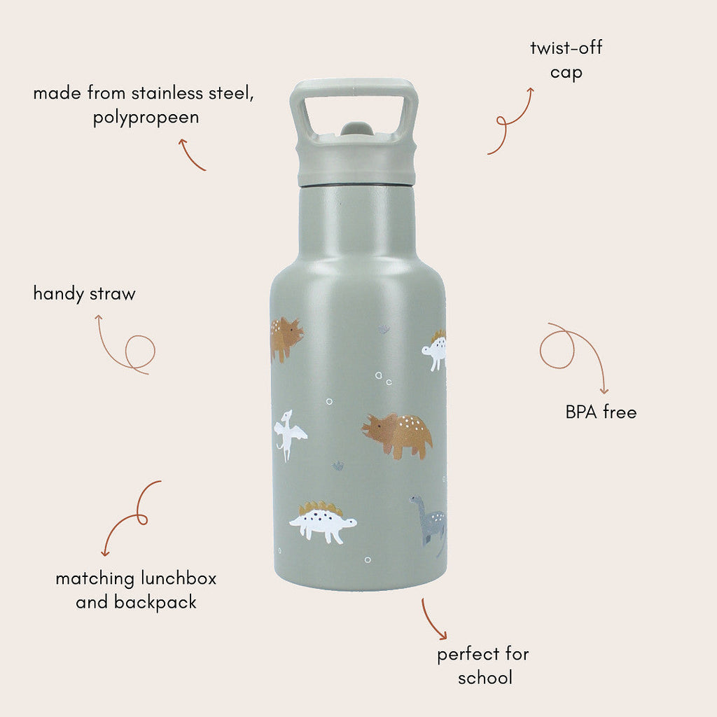 Kidzroom Thermische Drinkfles 350ml | Small Talk