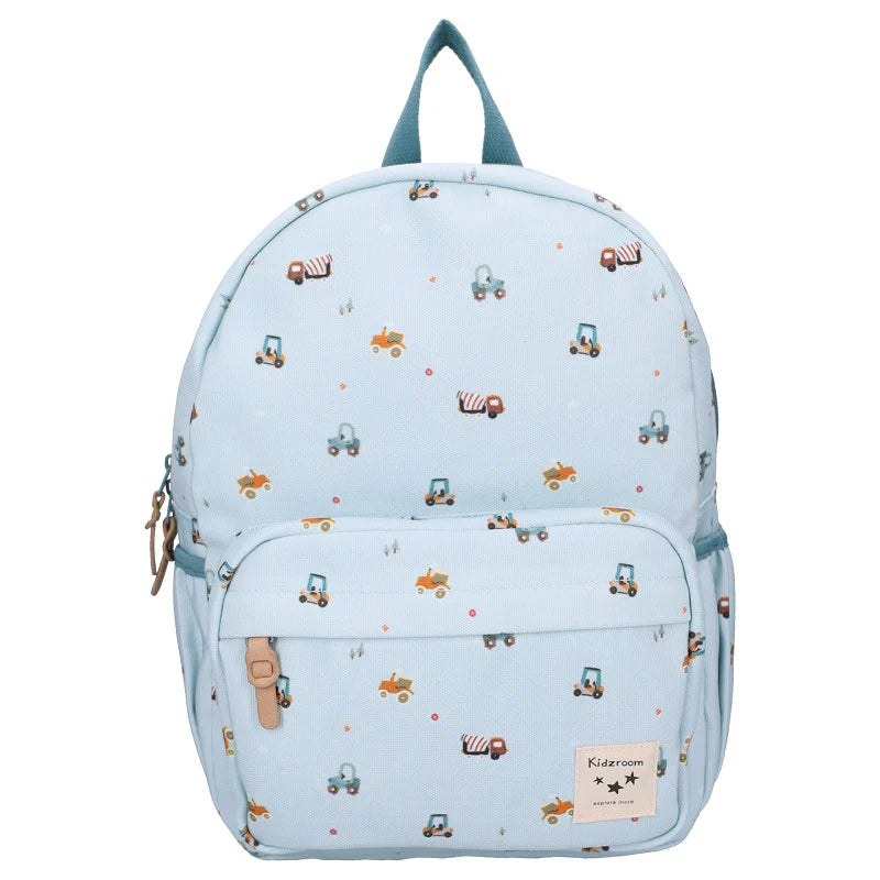 Kidzroom Kleuter Rugzak 36x27x12cm | Little Story Blauw
