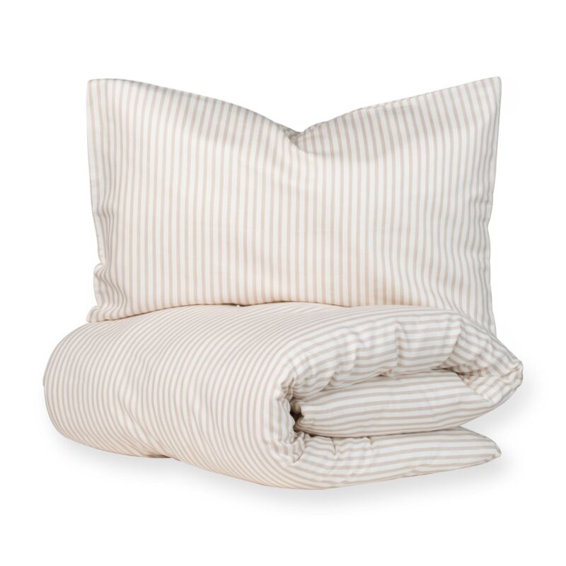 Quax Dekbedovertrek 140x70cm | Natural Stripes
