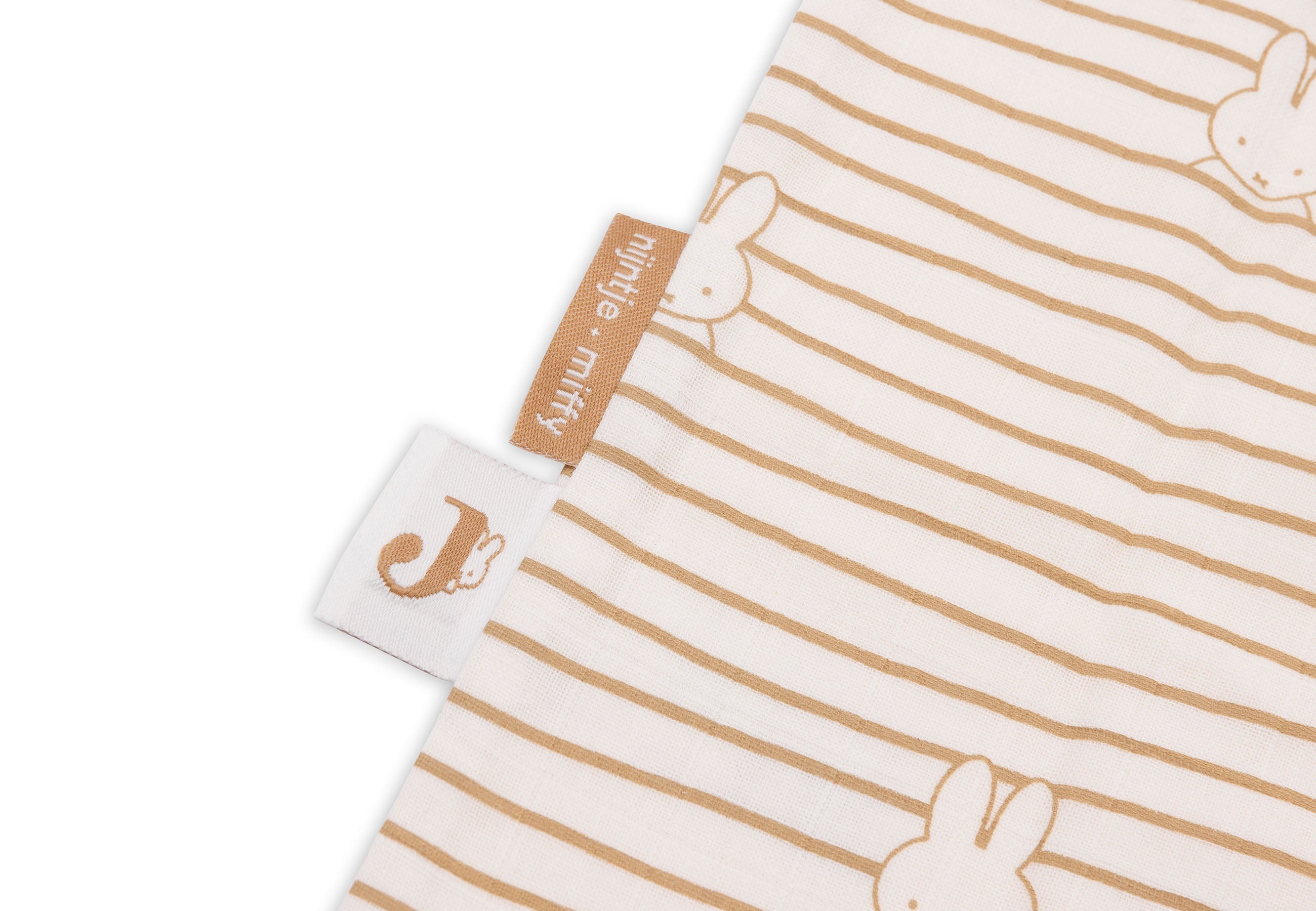 Jollein Slaapzak Hydrofiel 70cm | Miffy Stripe Biscuit