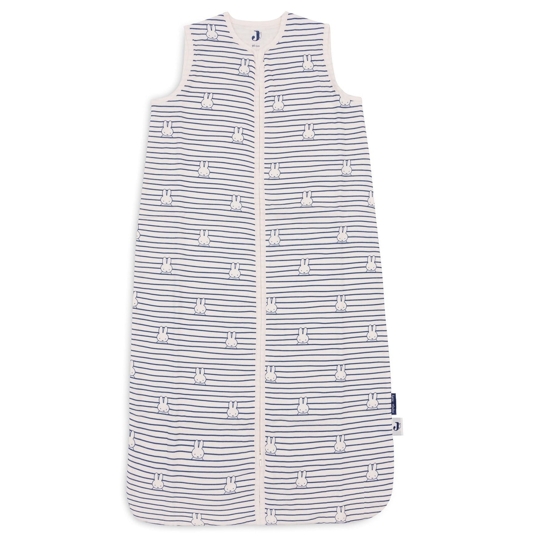 Jollein Slaapzak Hydrofiel 90cm | Miffy Stripe Navy