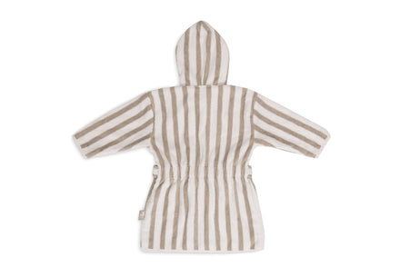 Jollein Badjas 1-2Y | Stripe Terry Olive Green Gots