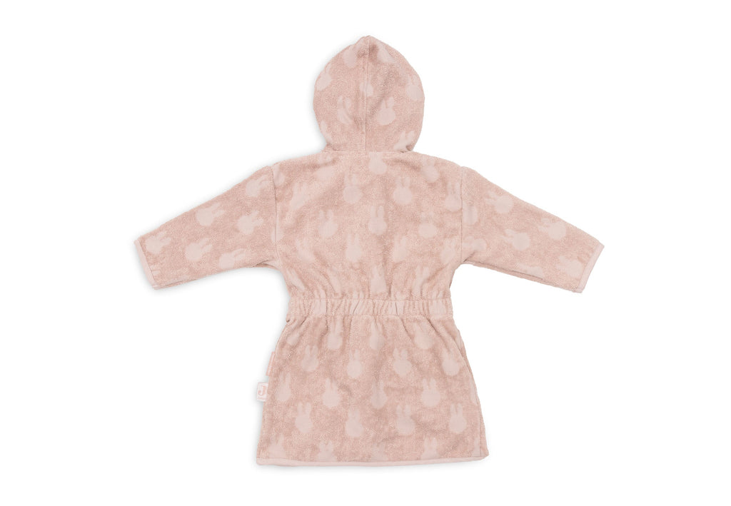 Jollein Badjas Badstof 1/2Y Miffy Jacquard | Wild Rose