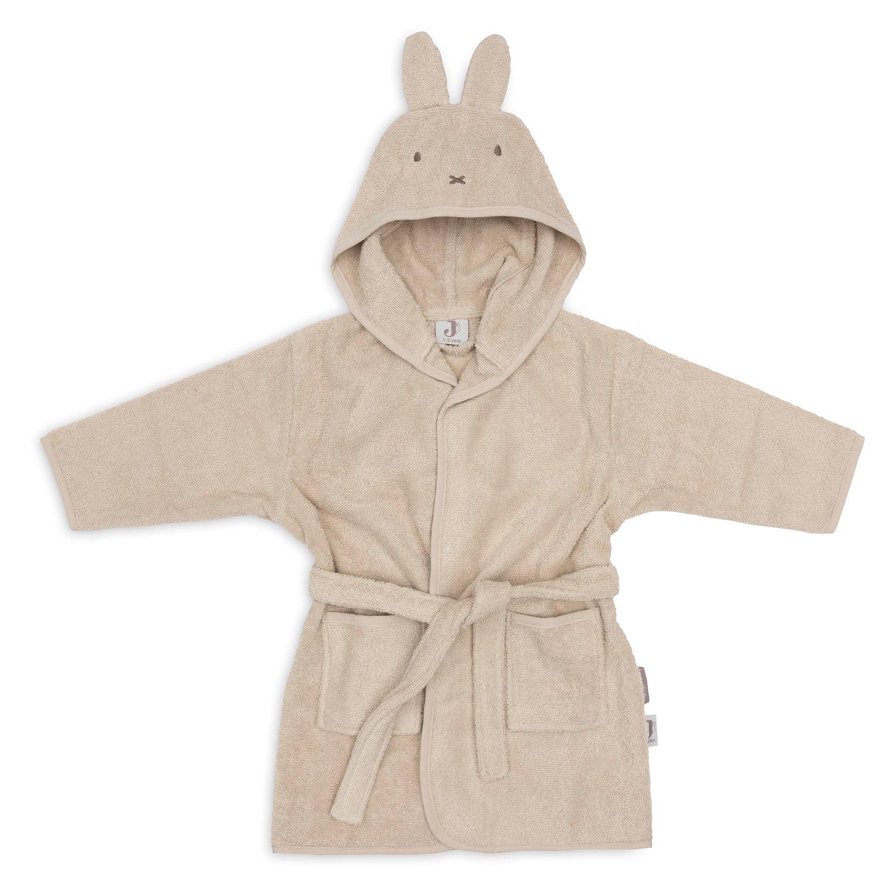 Jollein Badjas Badstof 1-2 jaar Miffy Warm Sand
