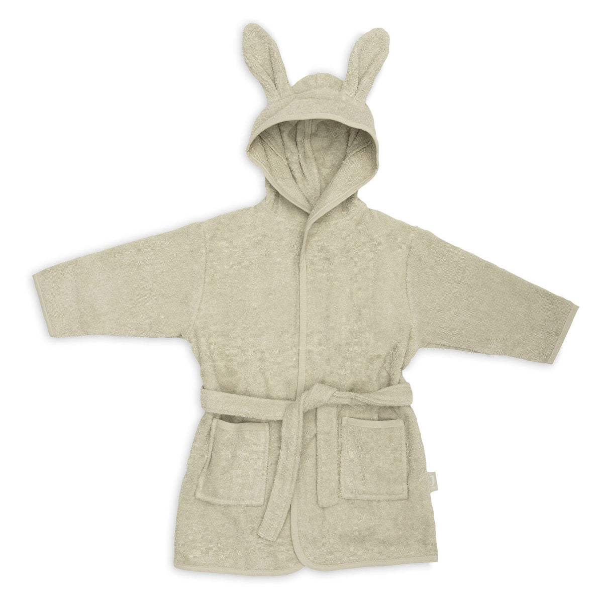 Jollein badjas in de kleur Soft Matcha met capuchon