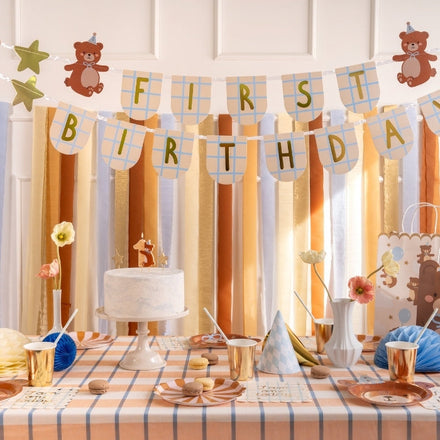 Party Deco Slinger Teddy Bear Party 1ste Verjaardag