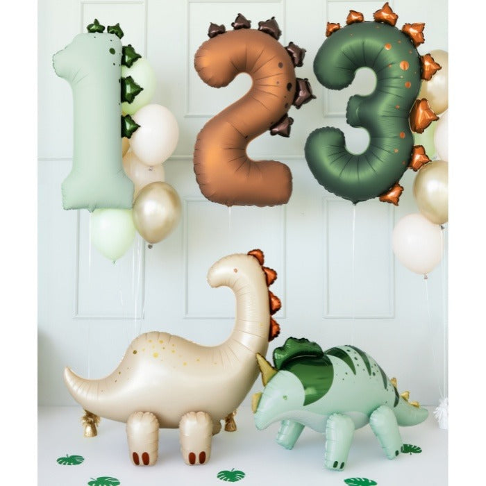 Party Deco Folie Ballon | Dino Cijfer 2
