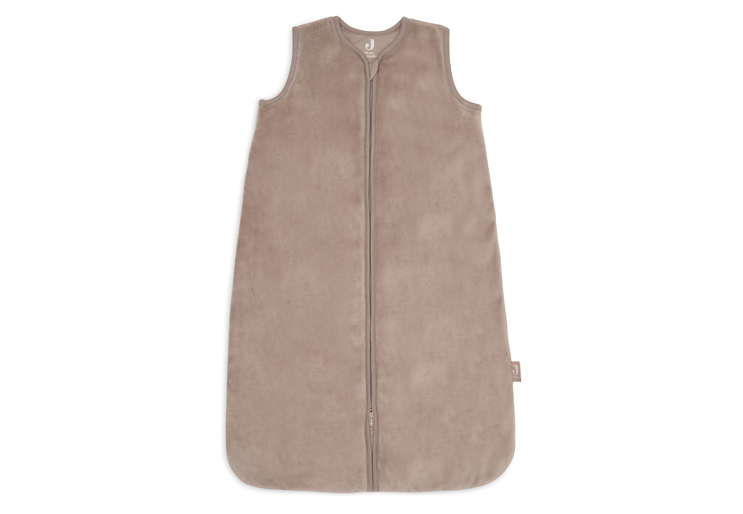Jollein Baby Slaapzak Mouwloos 110cm Velvet | Milky Coffee