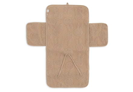 Jollein Verschoningsmat Met Opbergvak Miffy Jacquard Teddy | Biscuit