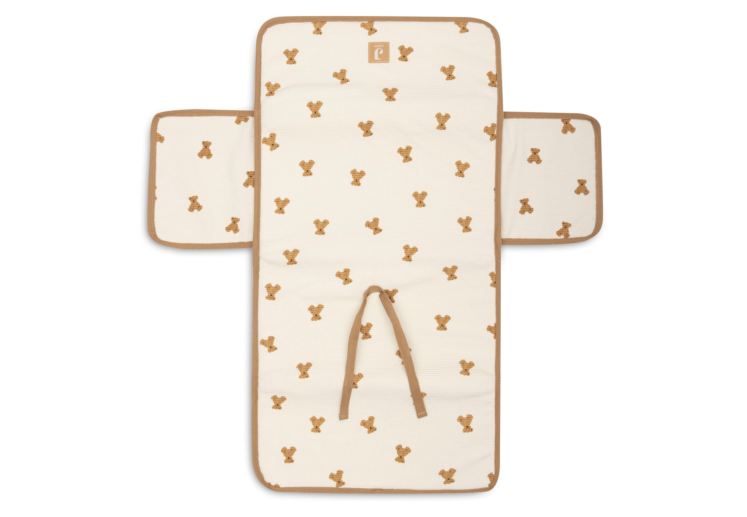 Jollein Verschoningsmat Mini Teddy Bear Little Waffle