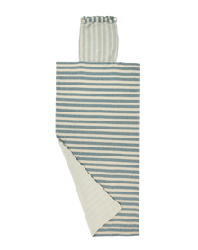 Nobodinoz Portofino Beach Towel Bag Strandhanddoek met tas | Blue Stripes*