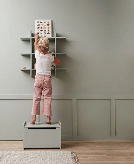 Kid's Concept Wandplank Lichtgroen