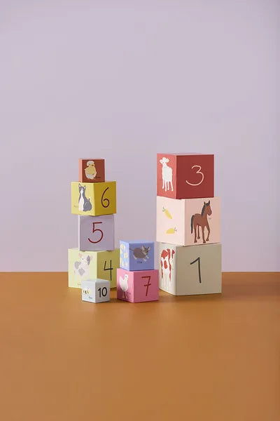 Kid's Concept Blokken Toren 1-10 Aiden