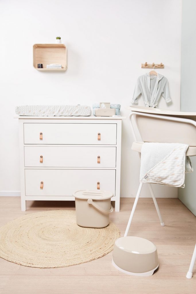 * Bébé-Jou Badstaander Click | Taupe SHOWROOM MODEL