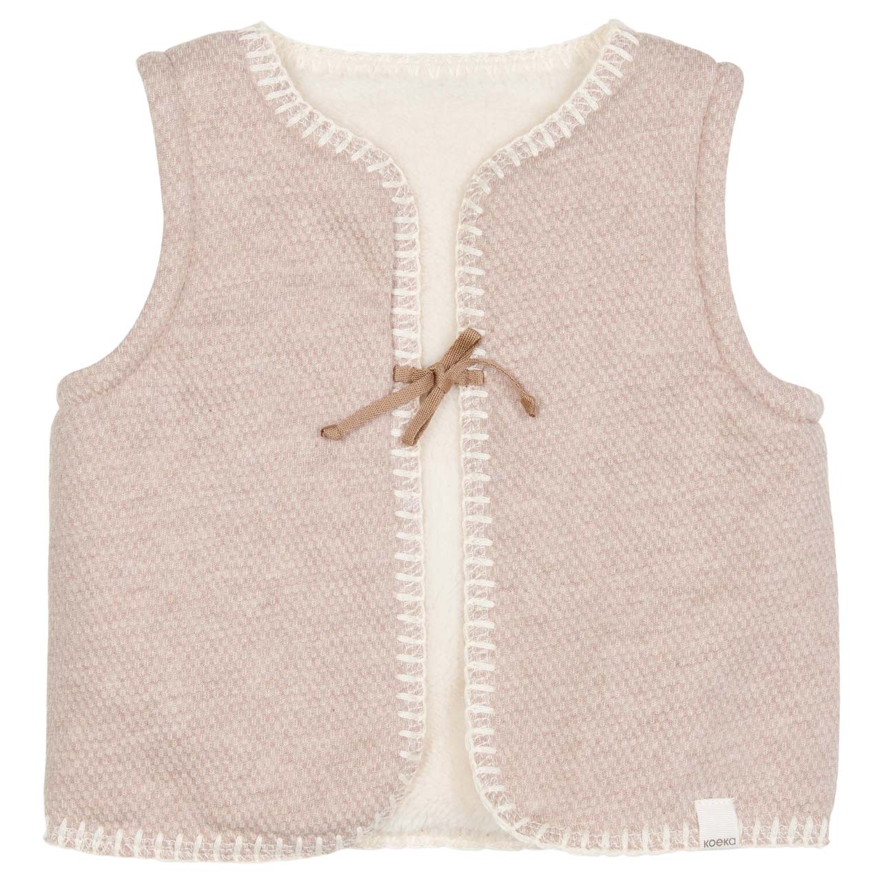 zzz Koeka Baby Gilet Reversible Nome | Clay