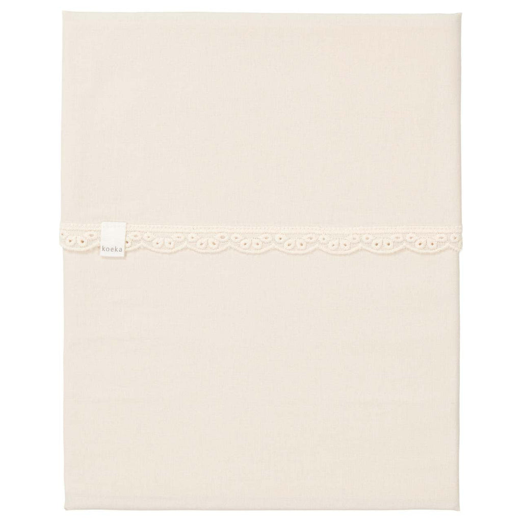 Koeka Ledikantlaken Breeze | Warm White 110x140cm