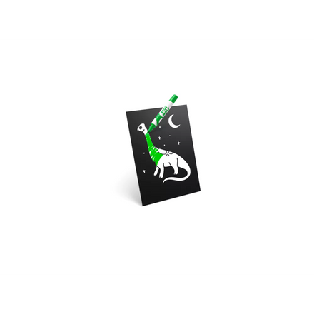 * Kidywolf Light-Up Wall Art Craft Kit | Dino