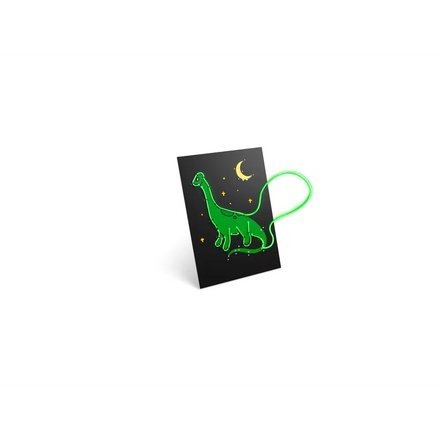 * Kidywolf Light-Up Wall Art Craft Kit | Dino