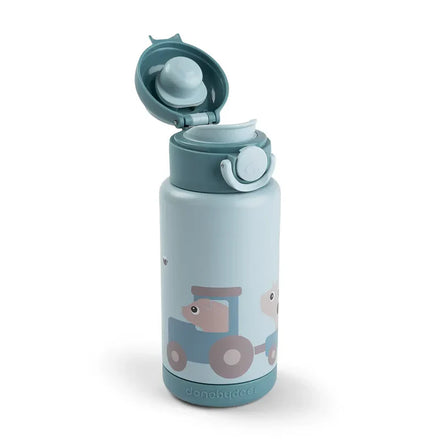 Done By Deer Thermische Drinkfles | Tiny Farm Blue