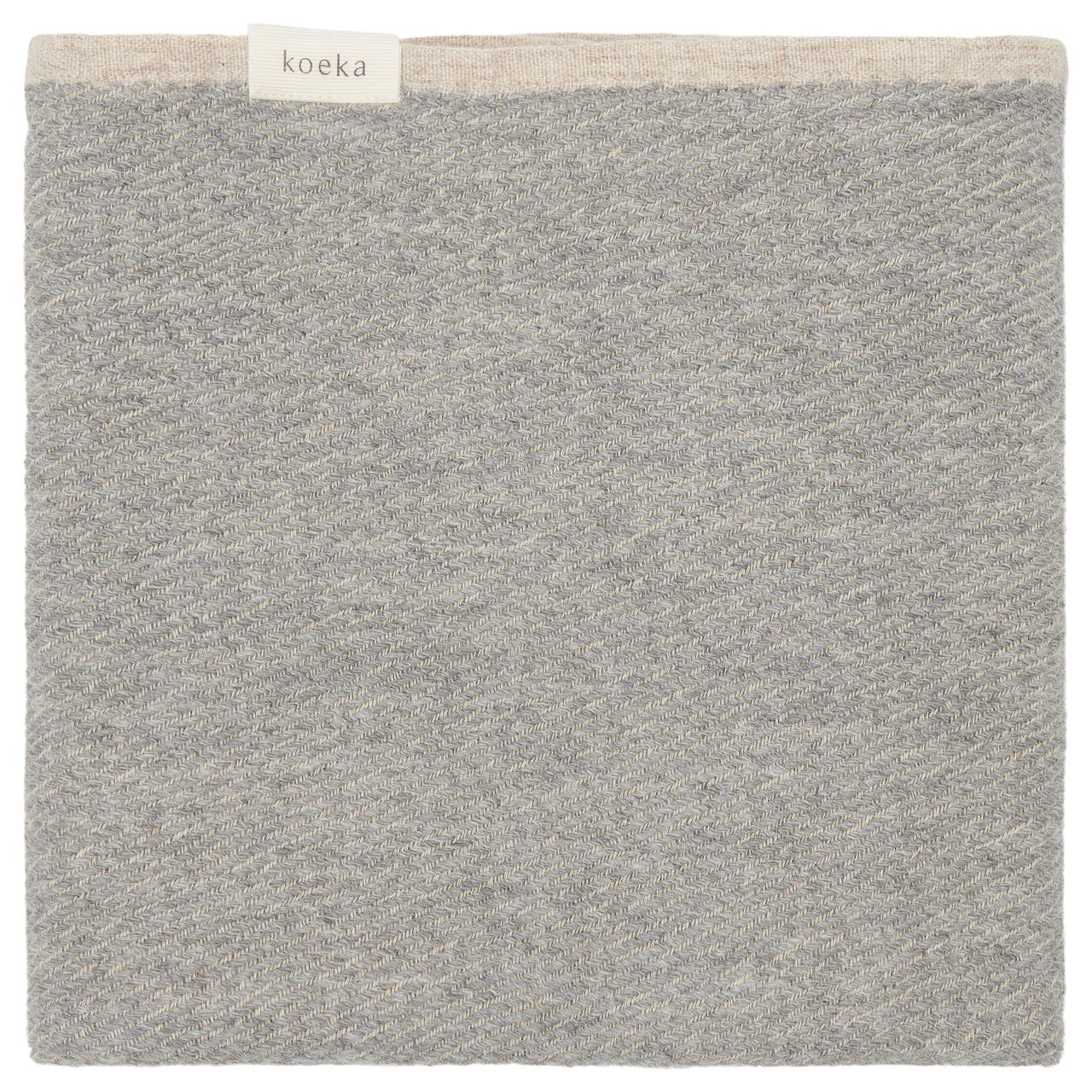 * Koeka Wiegdeken Katoenen 75x100cm Toronto | Soft Grey