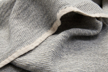 * Koeka Wiegdeken Katoenen 75x100cm Toronto | Soft Grey