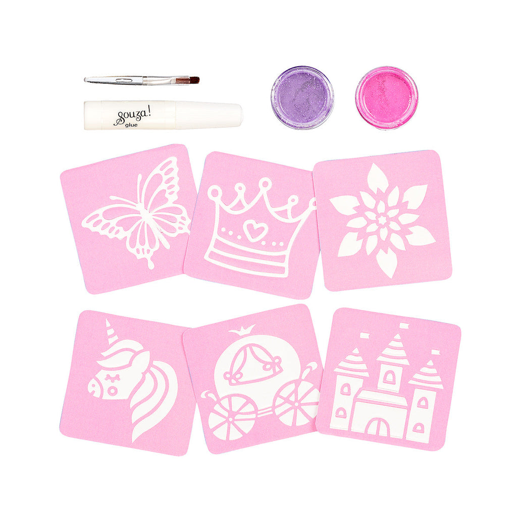 Souza Glitter tattoo set Prinses