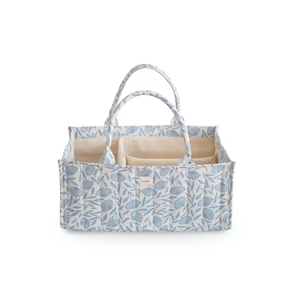 Mushie Luierorganizer | Blauwe Bloemen