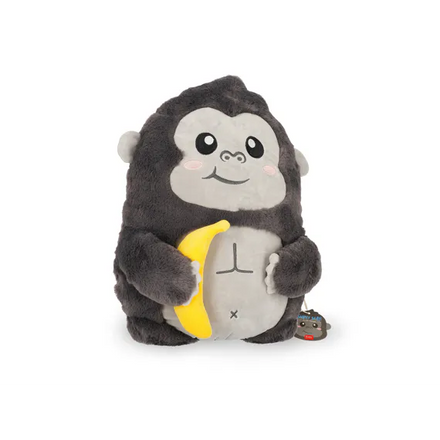Zacht gorilla knuffelkussen van Legami met vulling van 100% polyester