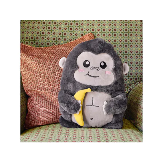 Legami Superzacht Kussen Gorilla van 31 x 42 x 18 cm voor bed, zetel of leeshoek