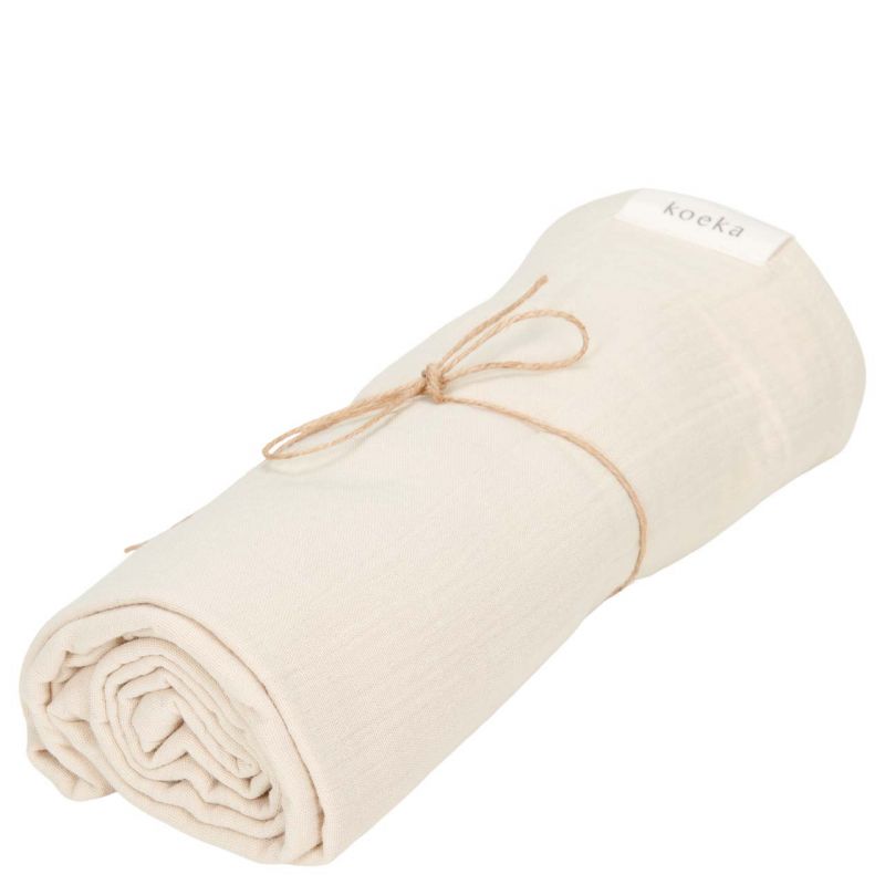 Koeka Hydrofiel Swaddle 75x75 Faro | Warm White