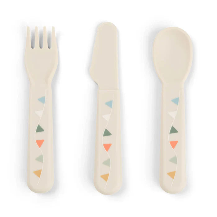 Done By Deer Foodie Bestek Set | Celebration Sand