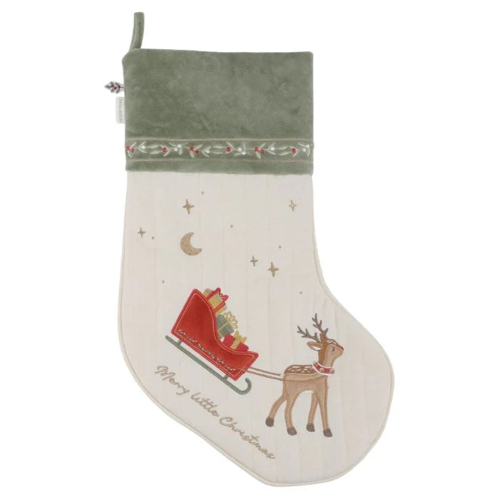 Little Dutch Kerstsok Groen 52,5cm