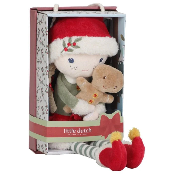 Little Dutch Knuffelpop Kerstpop Rosa 35cm