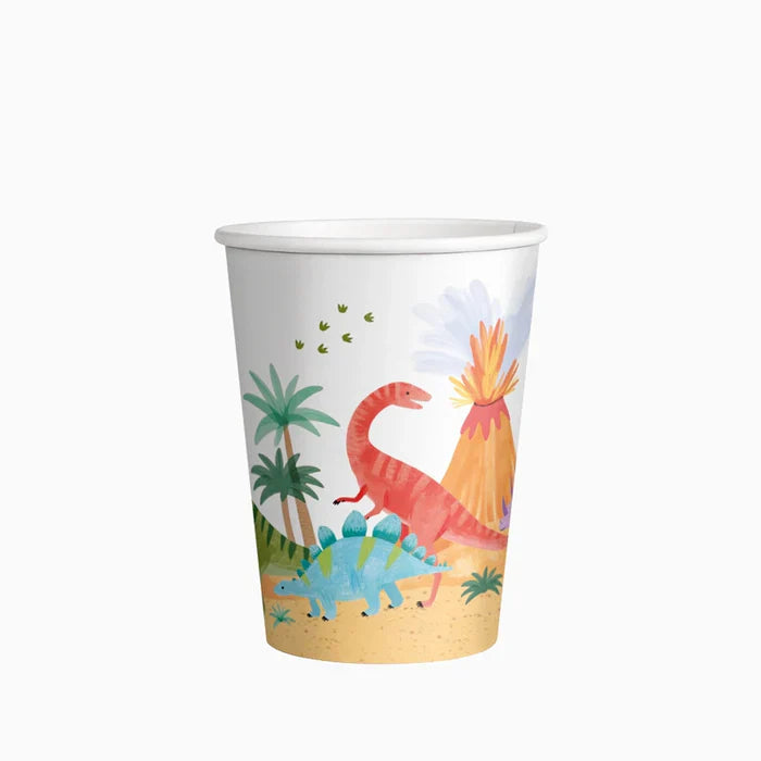 Oh Yeah Set Kartonnen Bekers 10st | Baby Dino's