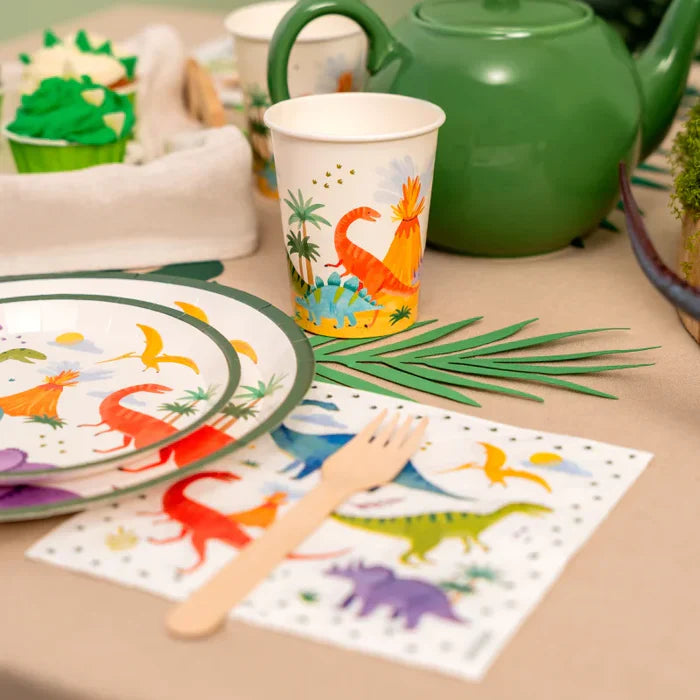 Oh Yeah Set Kartonnen Bekers 10st | Baby Dino's