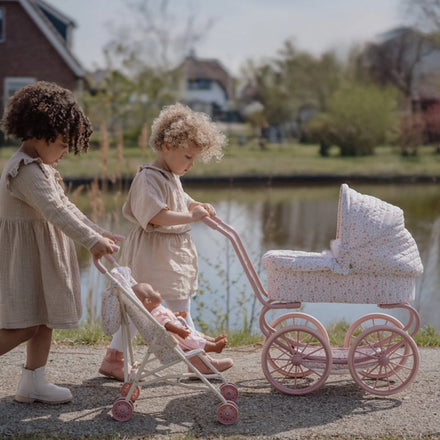Little Dutch Metalen Poppenwagen Soft Flowers