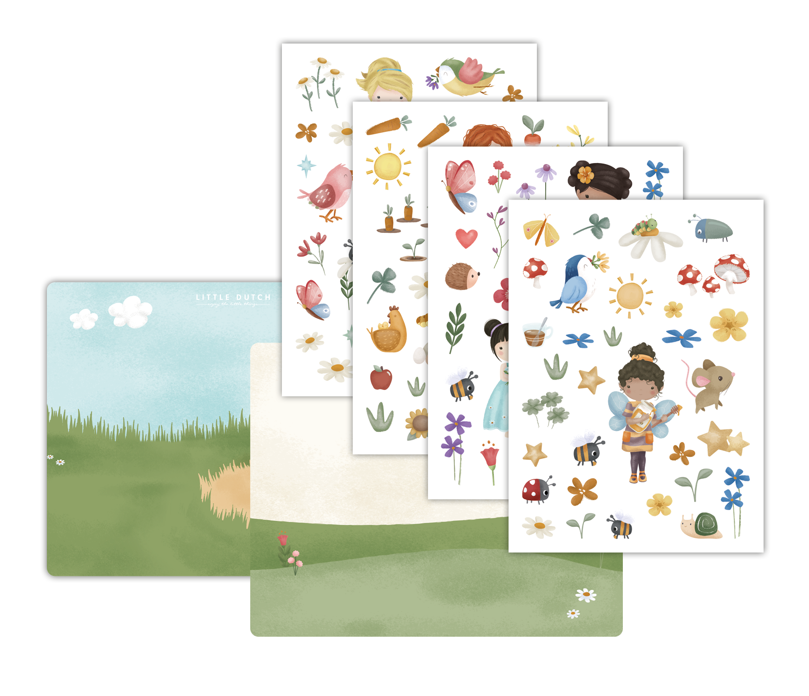 Little Dutch Raamstickers | Rosa & Friends