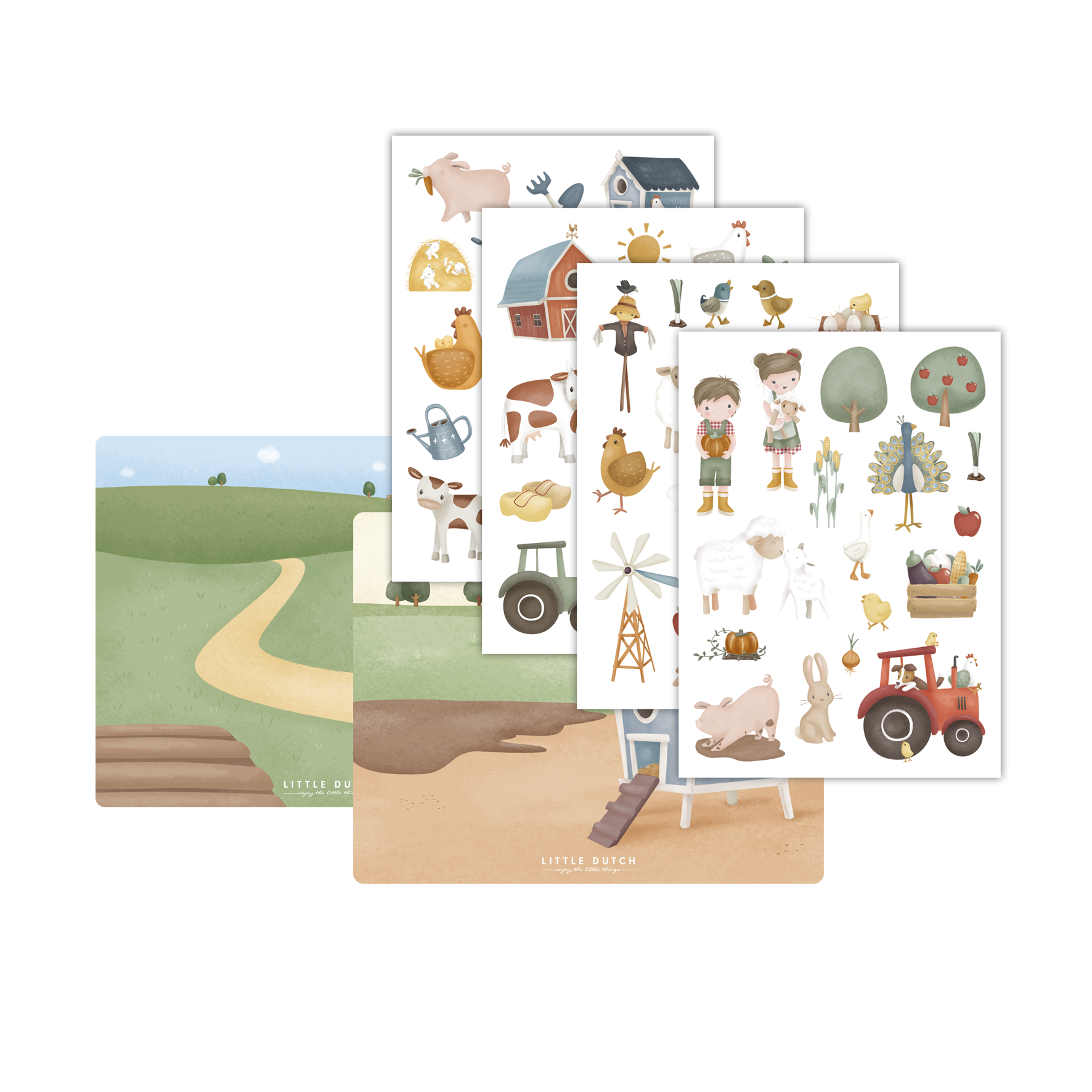 Little Dutch Raamstickers | Little Farm