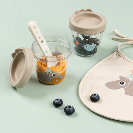 Done By Deer Baby Food Container 2st | Celebration Sand