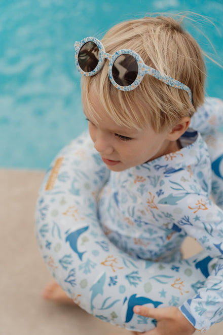 Little Dutch Zonnebril 18m-5 jaar | Oceans Dreams Blue*